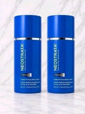 2 x Neostrata Skin Active Triple Firming Neck Cream 2.8 oz/ 80g ea. NEW!